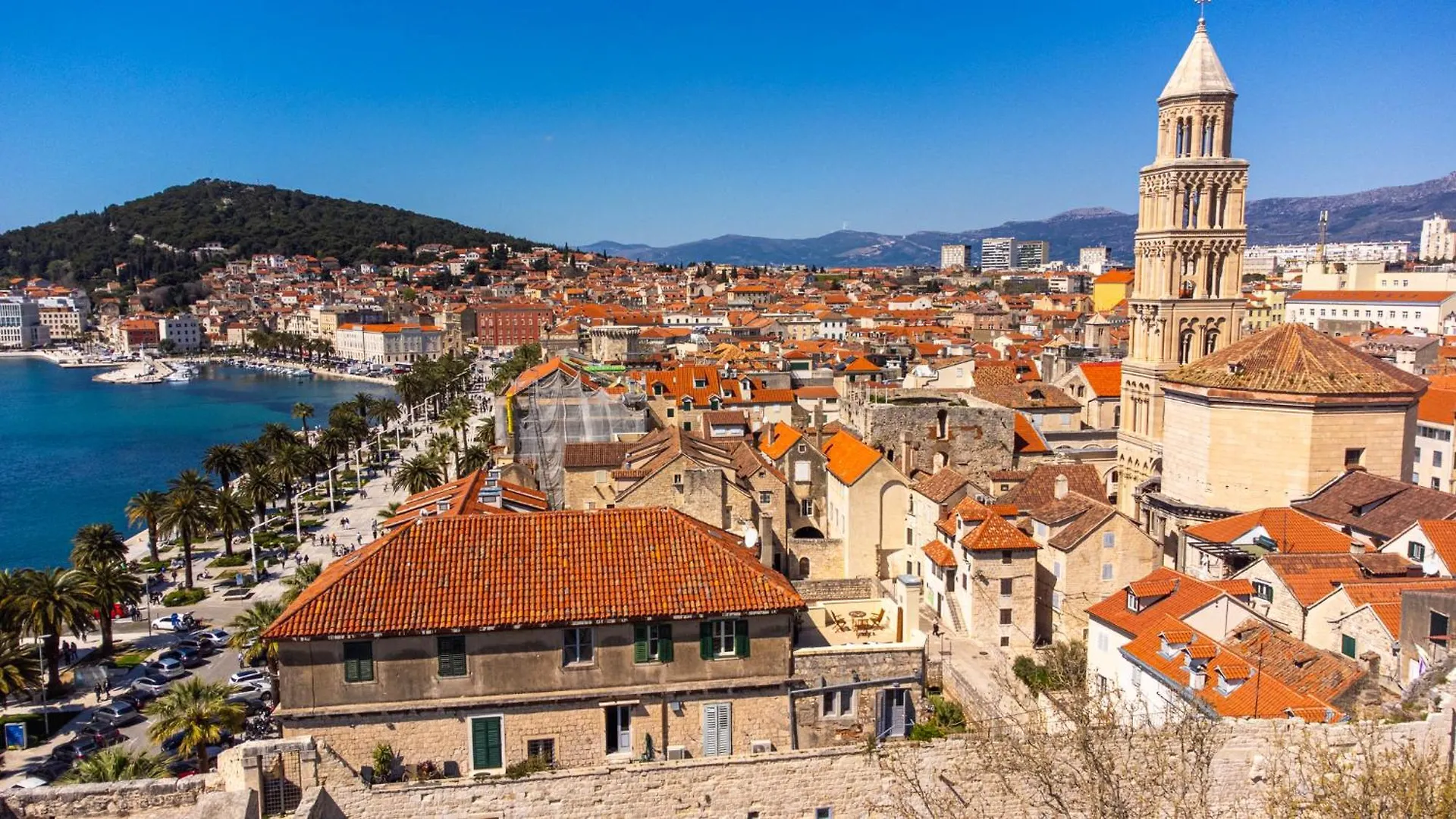 Terazza Grande In Diocletian Tower Daire Split Hırvatistan