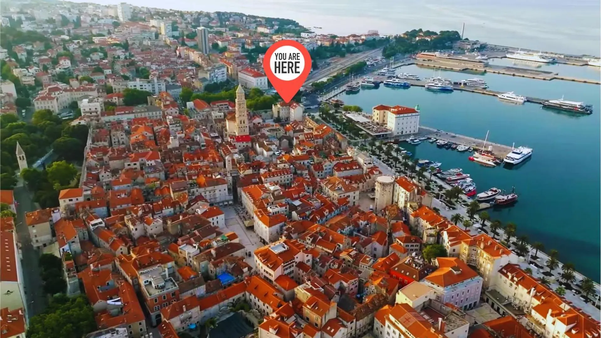 Terazza Grande In Diocletian Tower Daire Split Hırvatistan