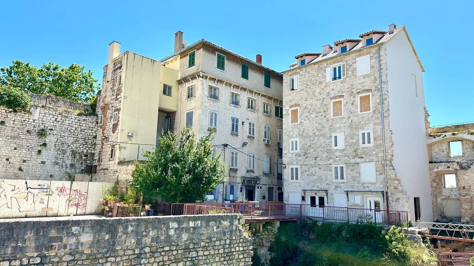 Terazza Grande In Diocletian Tower Daire Split Hırvatistan