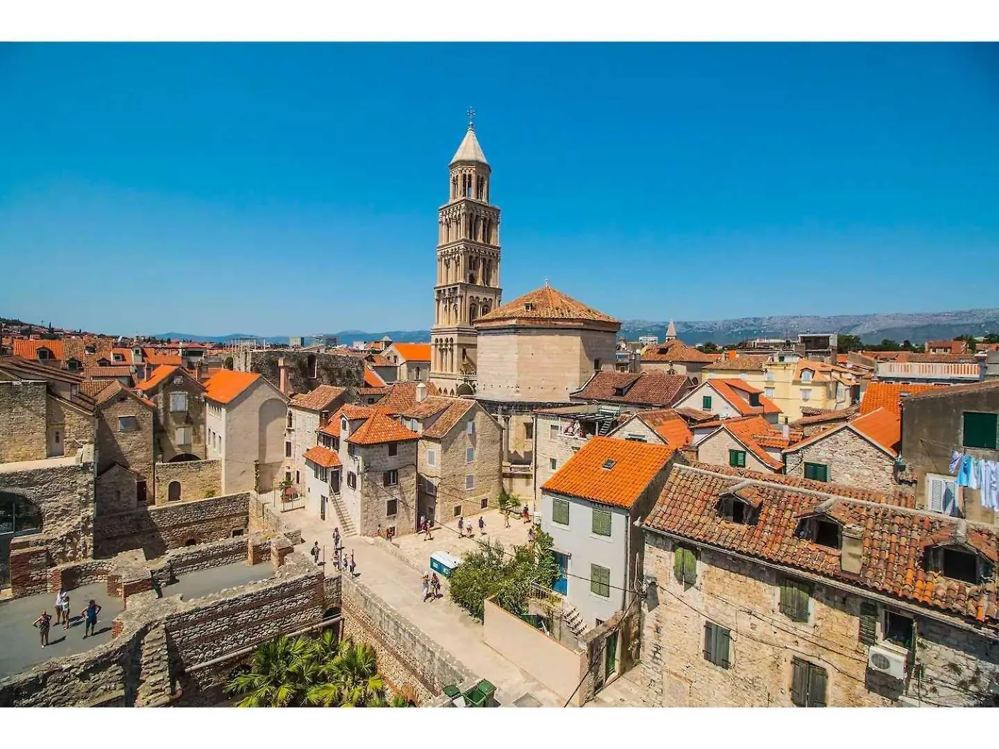Terazza Grande In Diocletian Tower Daire Split