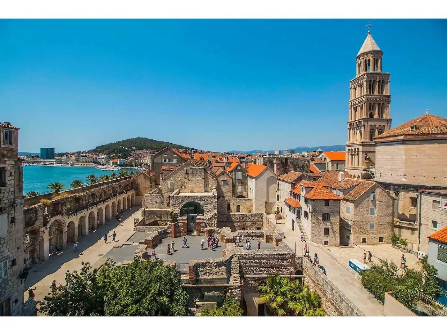 Terazza Grande In Diocletian Tower Daire Split Hırvatistan
